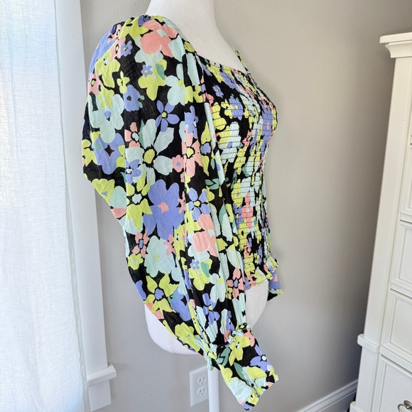 Free People Floral‎ Printed Crop Top - Picture 2 of 14